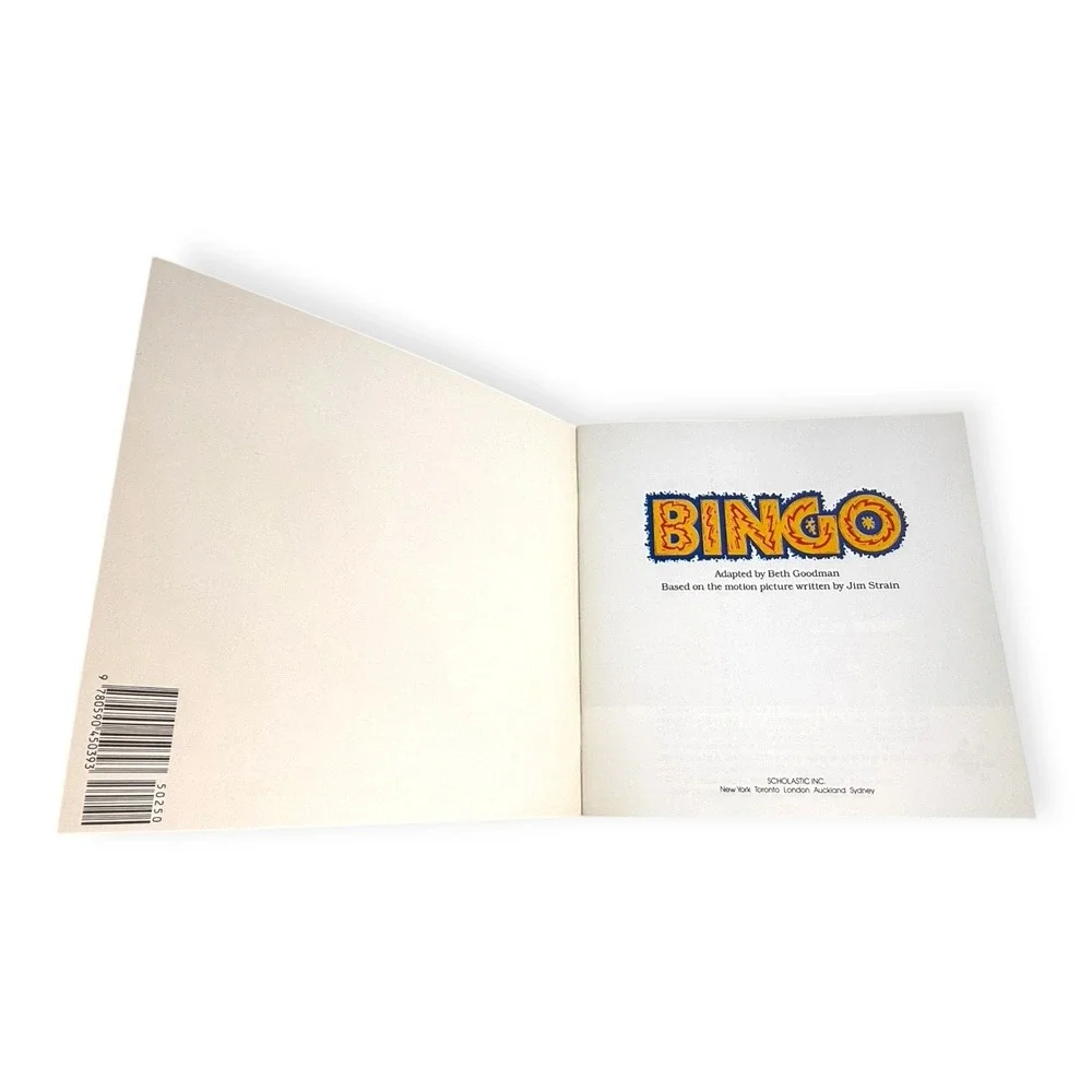 Tri-Star Pictures‎ Bingo 1991 Sch olastic Paperback Adaptation by Beth Goodman